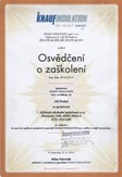 certifikát